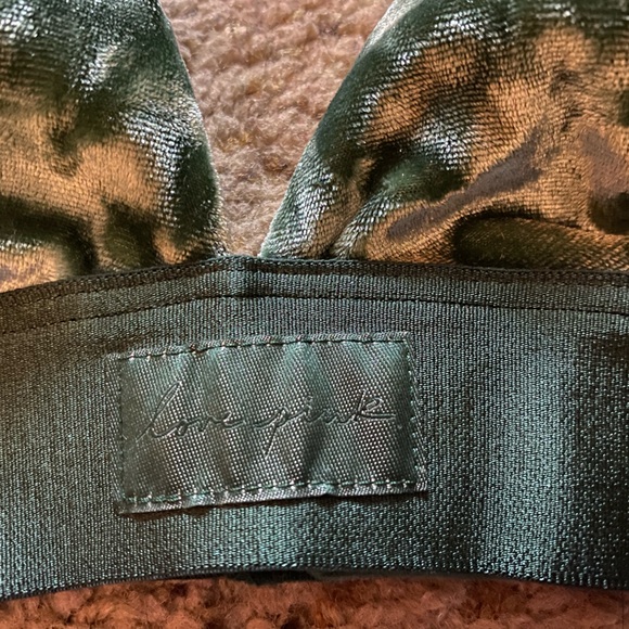 PINK Velvet Green Bra M - Picture 3 of 4